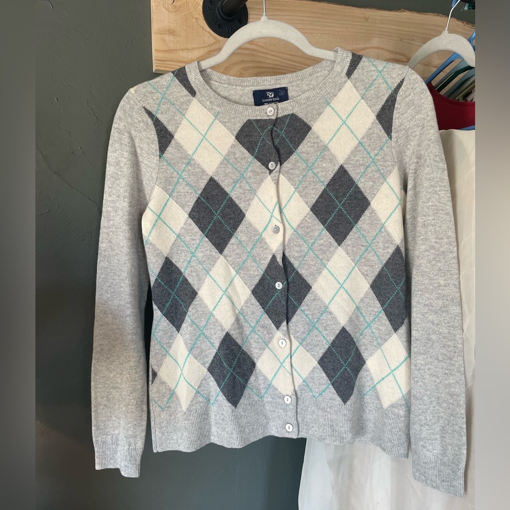 Cashmere Argyle Sweater